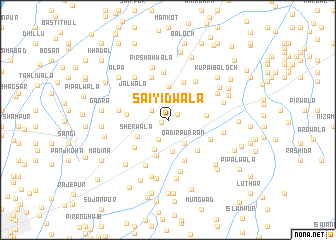 map of Saiyidwāla