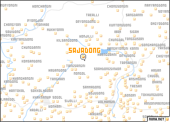 map of Saja-dong