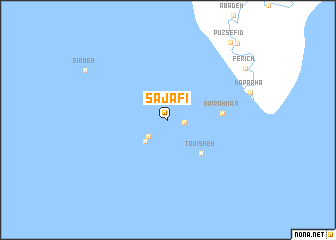 map of Sajāfī