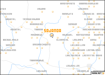 map of Sajanoa
