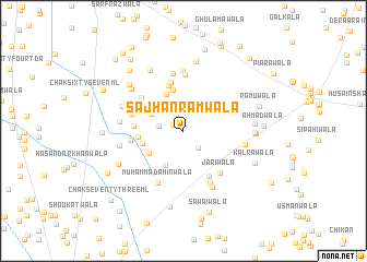 map of Sajhan Rāmwāla