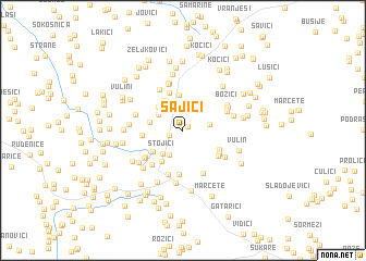 map of Šajići