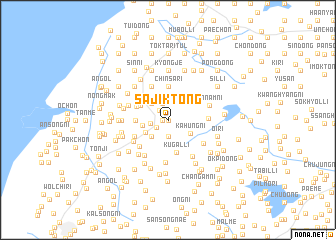 map of Sajik-tong