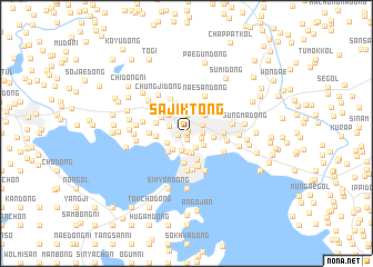 map of Sajik-tong
