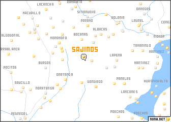 map of Sajinos