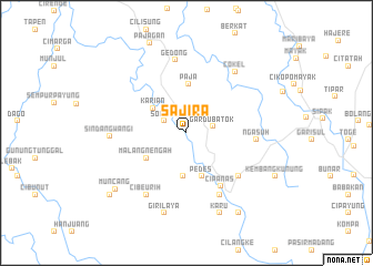 map of Sajira