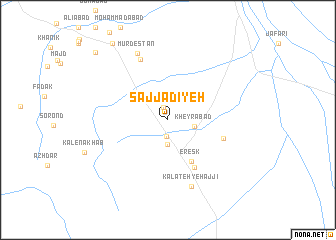 map of Sajjādīyeh