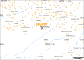 map of Sajkot