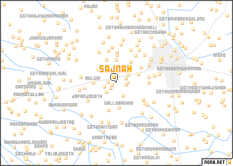 map of Sajnah