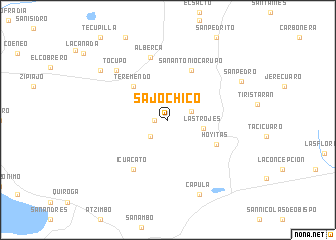 map of Sajo Chico