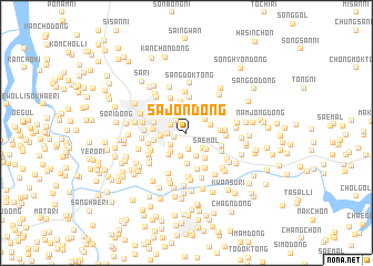 map of Sajŏn-dong