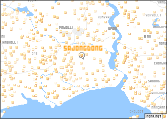 map of Sajŏng-dong