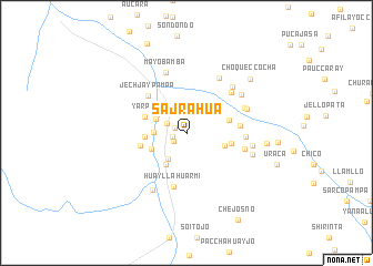 map of Sajrahua