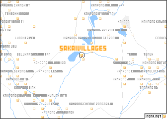 map of Sakai Villages