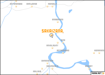 map of Sakaizana