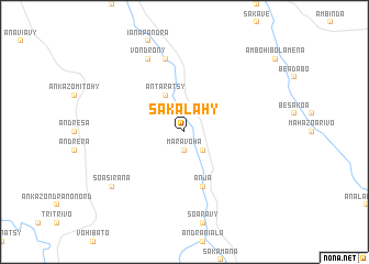 map of Sakalahy