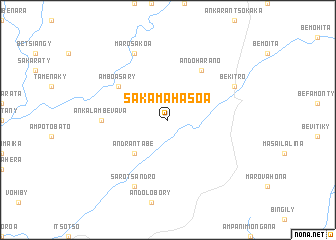 map of Sakamahasoa