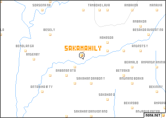 map of Sakamahily