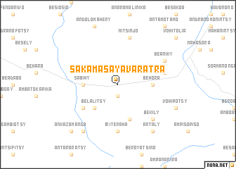map of Sakamasay Avaratra