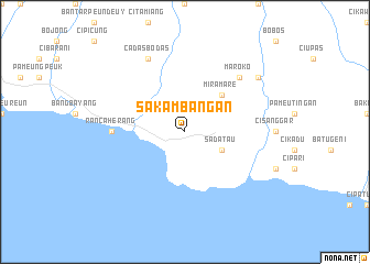 map of Sakambangan