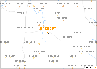 map of Sakaovy