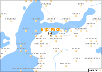 map of Sakapeka