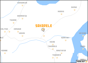map of Sakapele
