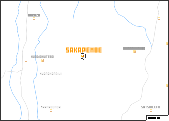 map of Sakapembe