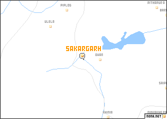 map of Sakargarh