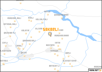 map of Şǝkǝrli