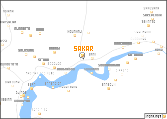 map of Sakar