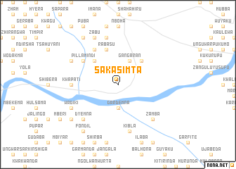 map of Sakasimta