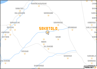 map of Sakatolo