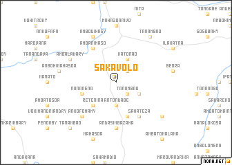 map of Sakavolo