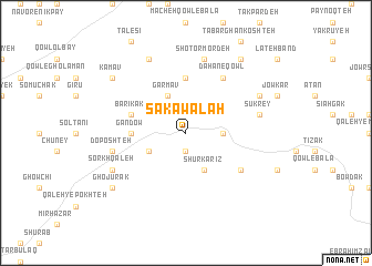 map of Sakawalah