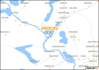 map of Sakazau