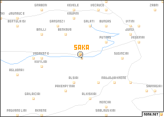 map of Saka