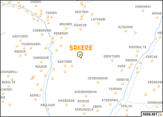 map of Sakere