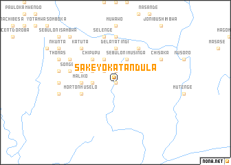 map of Sakeyo Katandula