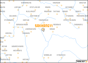 map of Sakhangyi