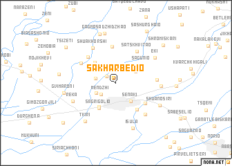 map of Sakharbedio