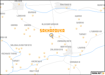 map of Sakharovka