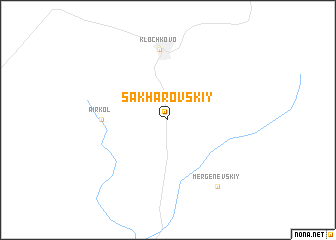 map of Sakharovskiy