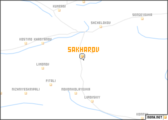 map of Sakharov