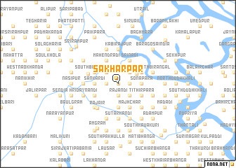 map of Sakhārpār