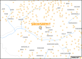 map of Sakhi Sarmit