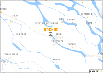 map of Sakhma