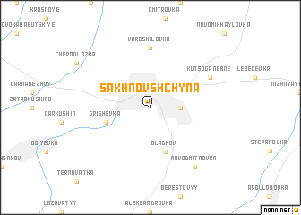map of Sakhnovshchyna