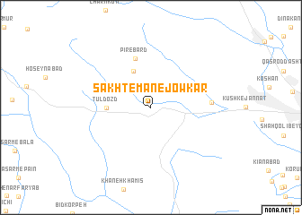 map of Sākhtemān-e Jowkār
