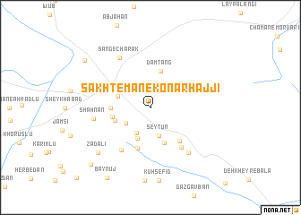 map of Sākhtemān-e Konār Ḩajjī